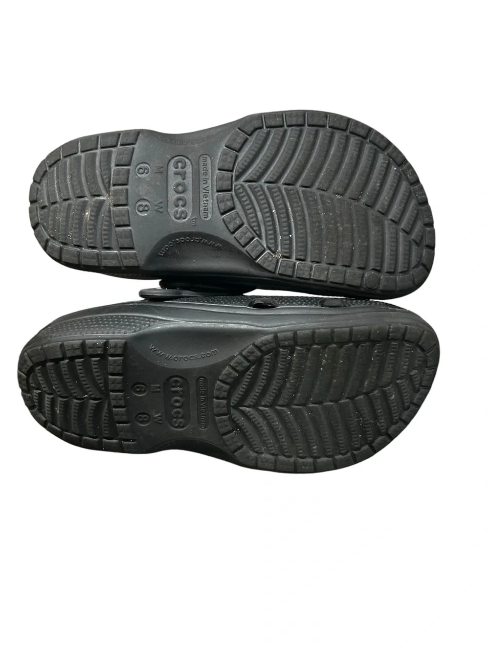 Crocs Classic Black Clogs Kids Size C6 C7 Comfort Slip-On Shoes Unisex